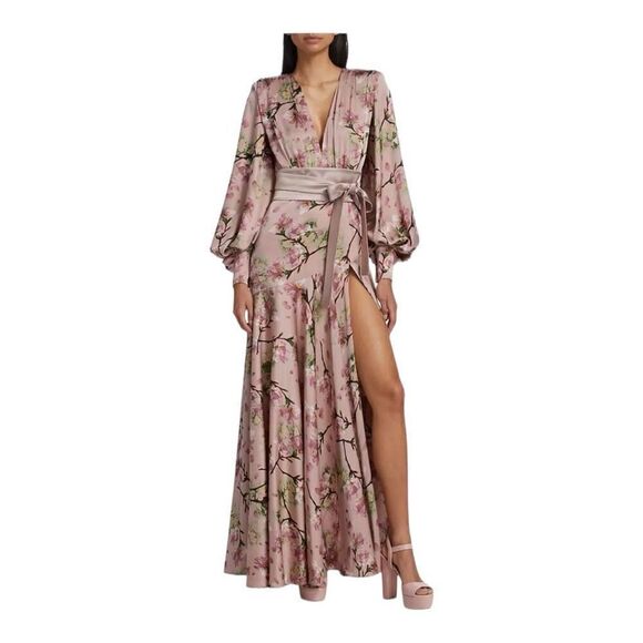 Bronx and Banco Carmen Floral Balloon Sleeve Dress Size 4. *no belt - Picture 4 of 15